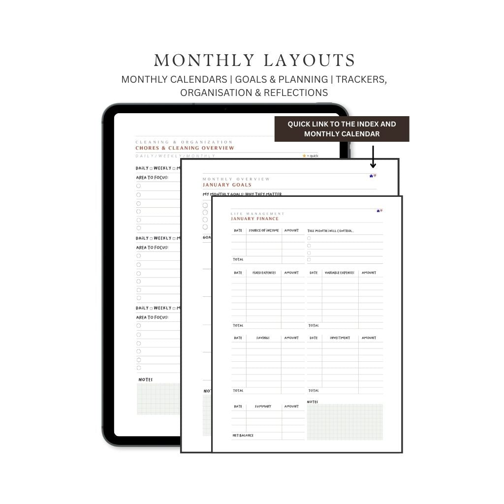 Digital-Monthly-Template