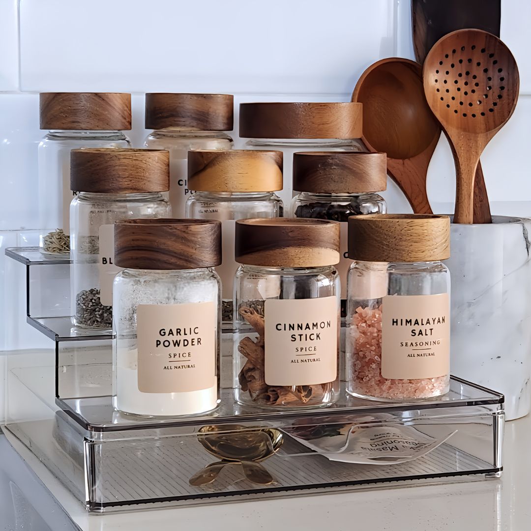 Kitchen Drawer Spice Drawer Organizer Target 3-Tier Tilt Down