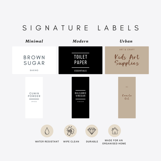 Rectangle Pantry & Storage Labels