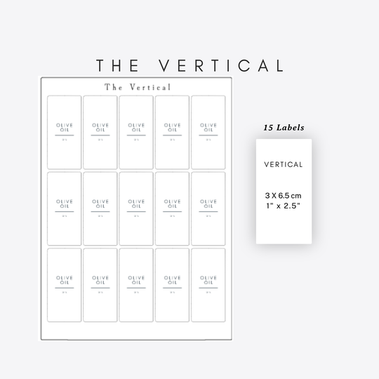 Rectangle Pantry & Storage Labels
