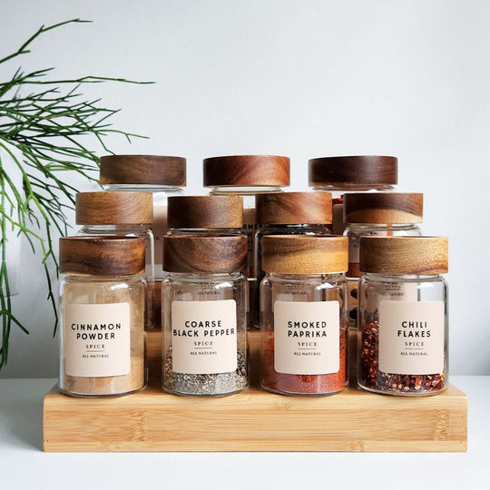 Rakku-Bamboo-Spice-Rack-With-Spice-Jars