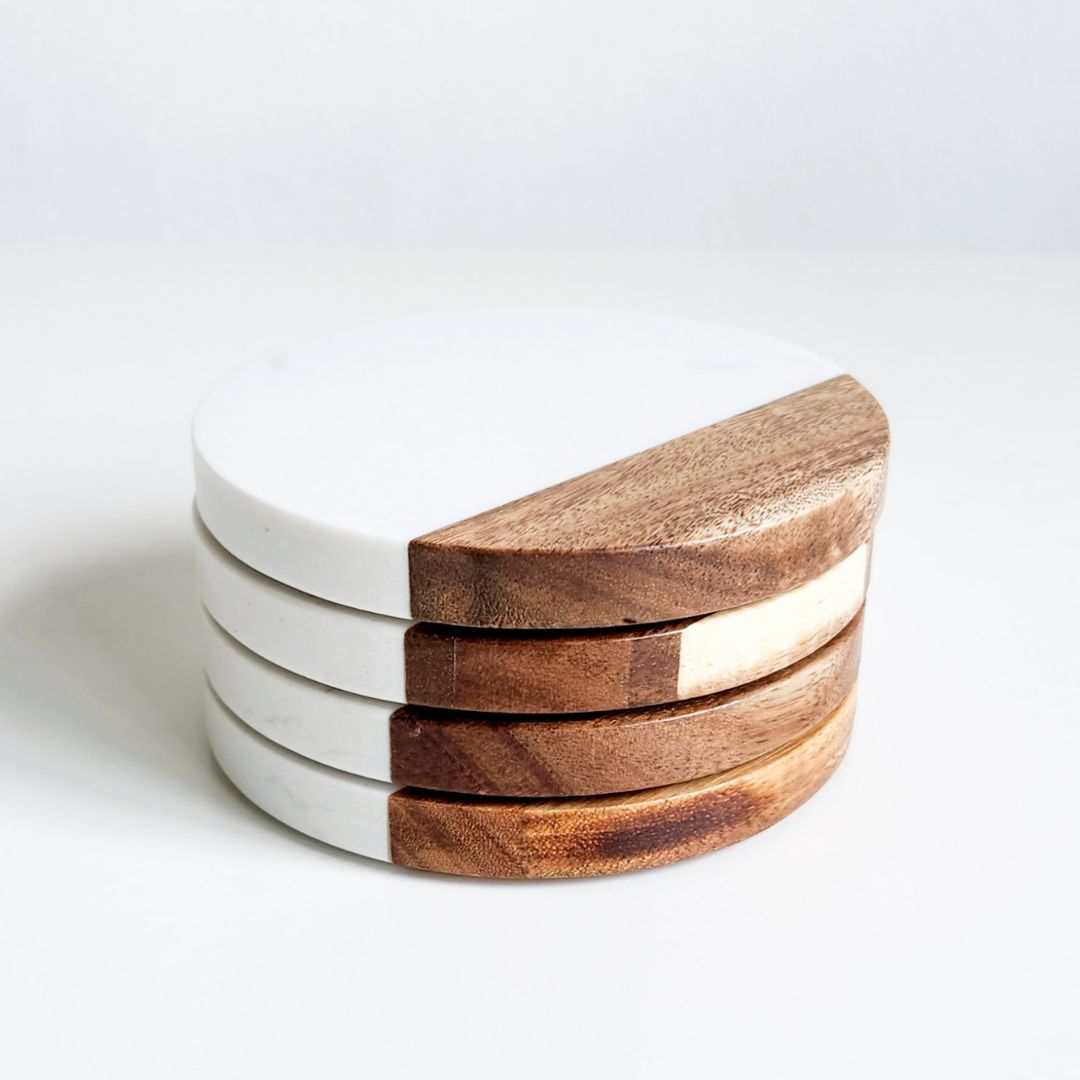 Round-Marble-Acacia-Wood-Coasters-Main